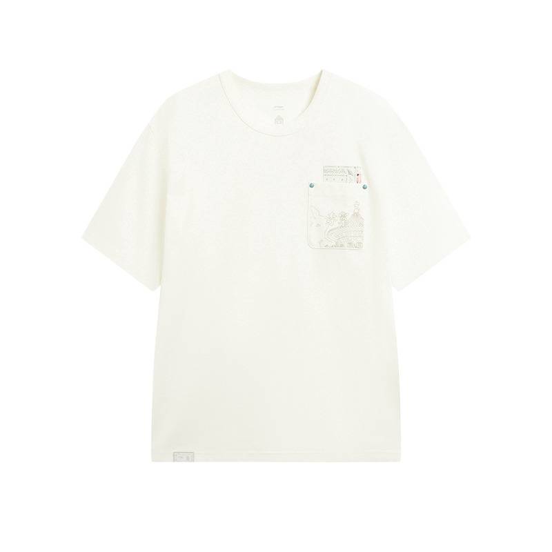 男子吸湿排汗宽松时尚舒适短袖文化衫AHSW335-1