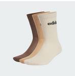 男女同款休闲字母中筒袜三双装IZ0106