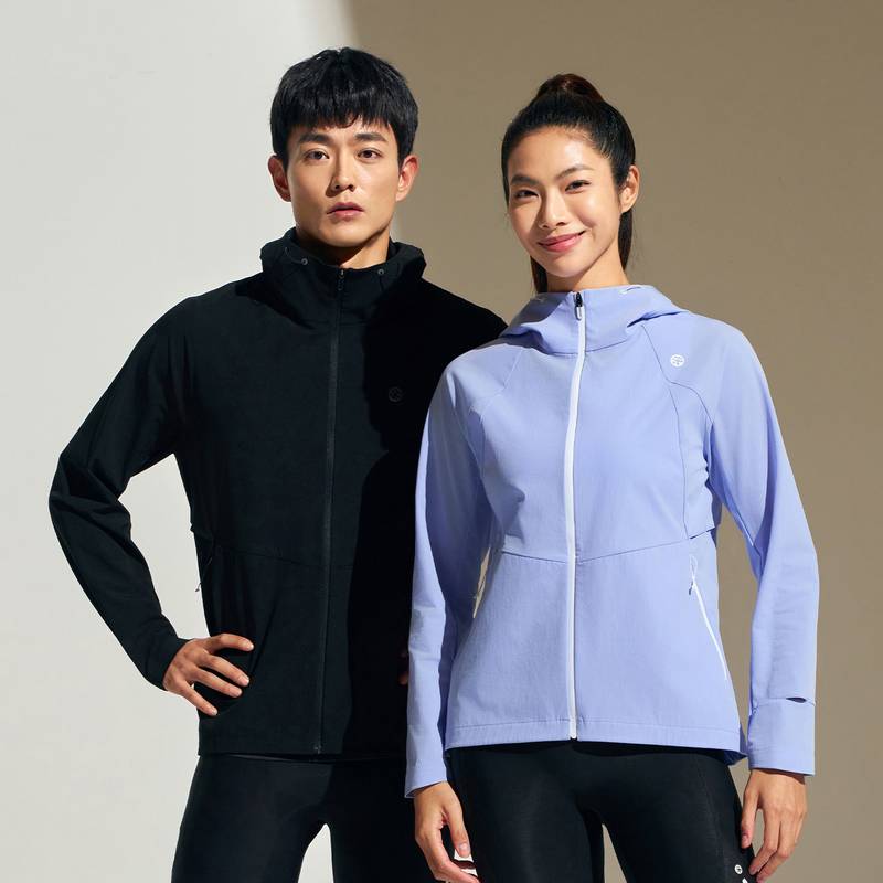 男子跑步竞训连帽户外慢跑运动训练外套FRWM001-1