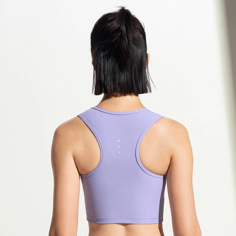 女子魔方呼吸速干吸汗透气高弹亲肤马拉松跑步运动训练背心FRVM001-3