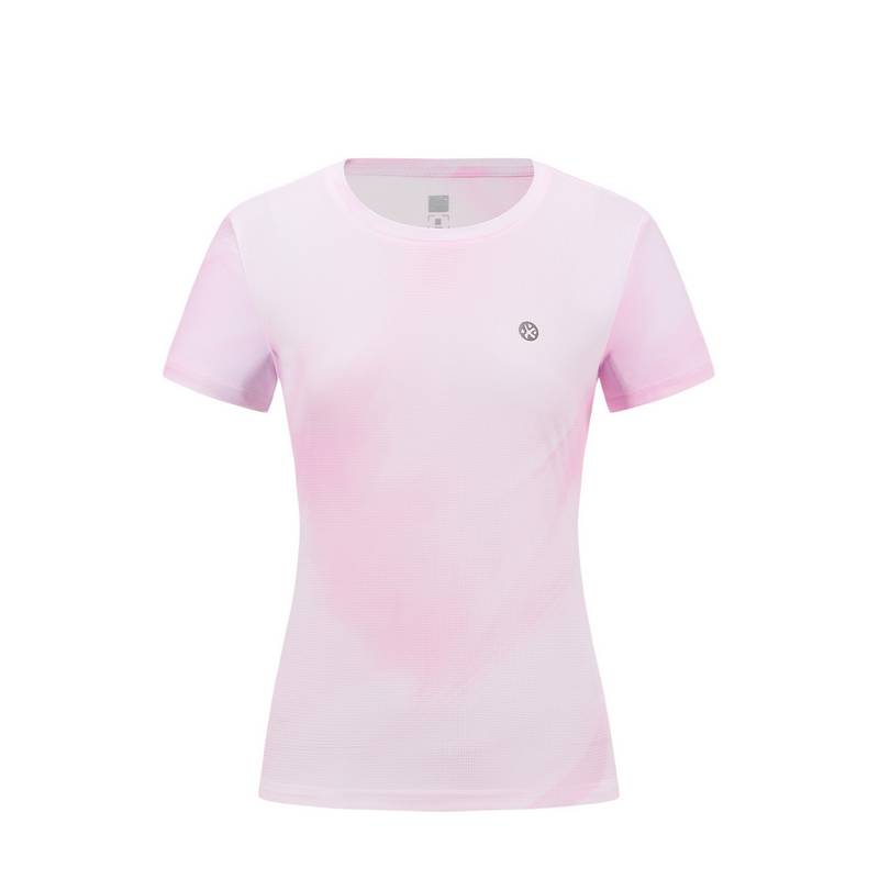 女子高弹速干吸湿排汗透气轻弹柔软亲肤跑步训练T恤FRTM002-3