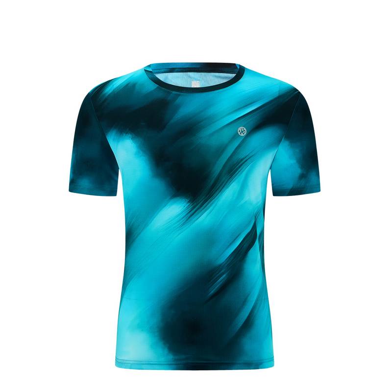 男子高弹速干吸湿排汗透气轻弹柔软亲肤跑步训练T恤FRTM001-4