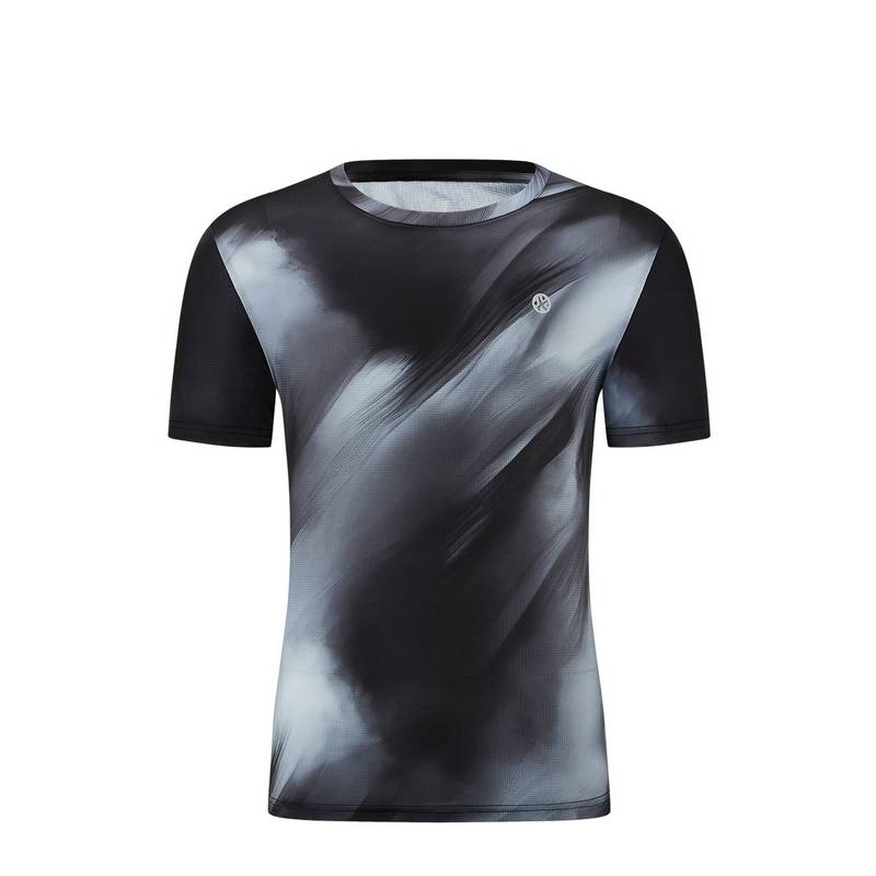 男子高弹速干吸湿排汗透气轻弹柔软亲肤跑步训练T恤FRTM001-2