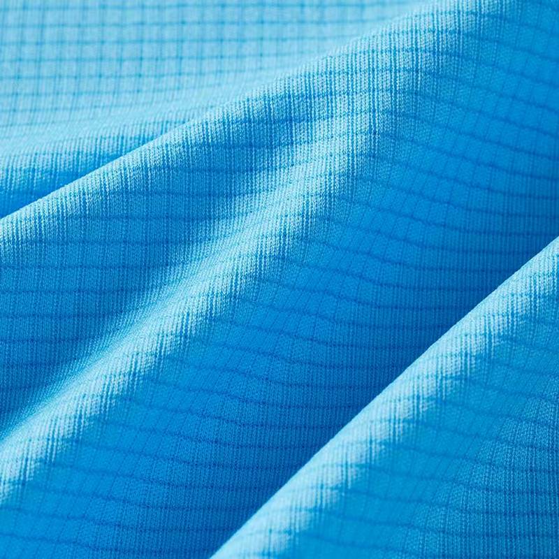 女子魔方网格透气通道速干反光印花LOGO运动健身长袖跑步T恤FRTJ010-21