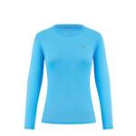 女子魔方网格透气通道速干反光印花LOGO运动健身长袖跑步T恤FRTJ010-21