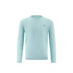 男子魔方网格透气通道速干反光印花LOGO运动健身长袖跑步T恤FRTJ009-19