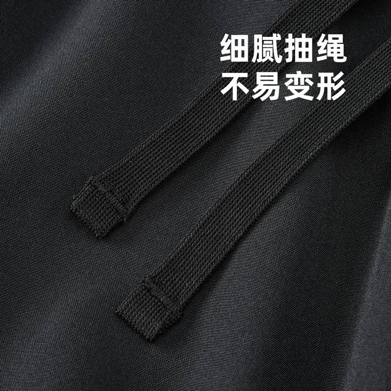 男子超薄瞬吸速干垂感透气弹力宽松腰包收纳4分跑步短裤FRSM007-1