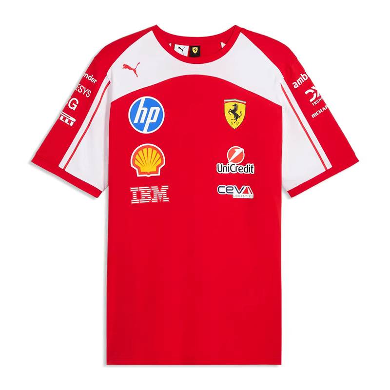 男女同款F1一级方程式赛车法拉利车迷运动短袖2PU71383101