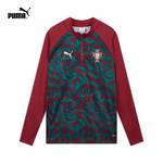 男子葡萄牙队吸湿速干修身半拉链热身长袖T恤2PU78479037