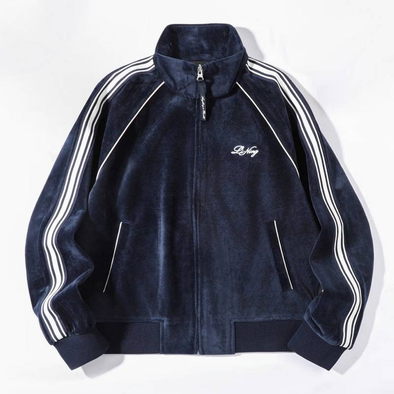 女子薄款宽松无帽开衫卫衣夹克AWDW160-3