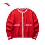 好事发生丨女款圆领开衫毛衣