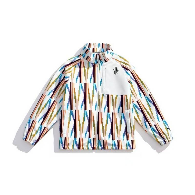 欧文系列男女同款密暖绒针织运动外套172611704-5