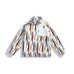 欧文系列男女同款密暖绒针织运动外套172611704-5