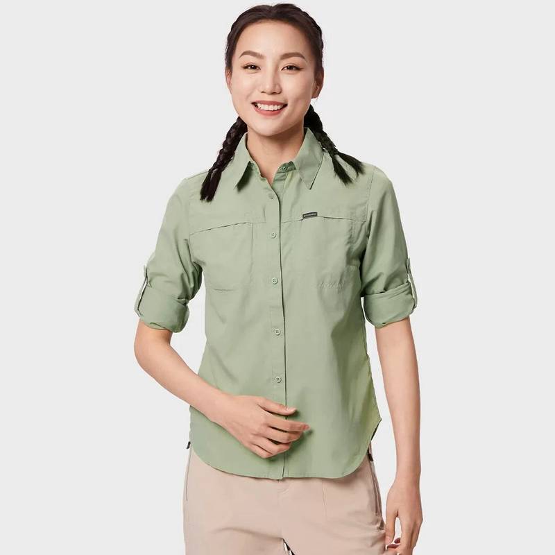 女子防晒速干透气长袖衬衫AR0356348