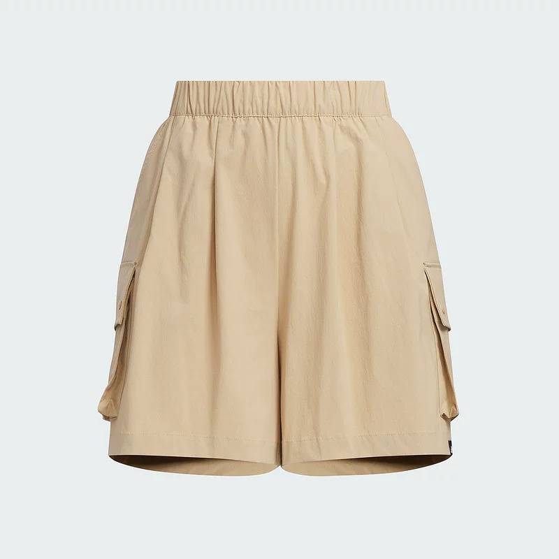 女士梭织宽松经典工装口袋短裤JL9274